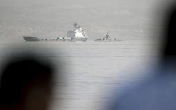 سفينة تحمل علم الاحتلال في البحر الأحمر