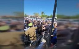 جانب من الاشتباكات أمس