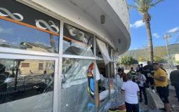 آثار الاستهداف اللبناني لشمال فلسطين المحتلة