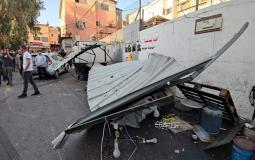 تدمير الممتلكات من قبل الاحتلال في مخيم نور شمس بطولكرم