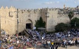 انطلاق مسيرة الأعلام التهويدية في القدس المحتلة