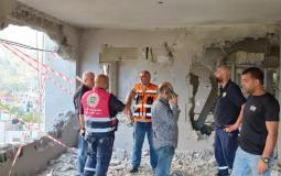 هدم منزل الأسير أسامة الطويل