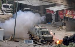 تفجير آلية للاحتلال في جنين