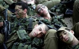 جنود الاحتلال في أحد القواعد العسكرية