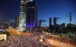 تظاهرة في "تل أبيب" ضد حكومة الاحتلال