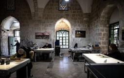 مركز حفظ وترميم المخطوطات في المدرسة الأشرفية القديمة في المسجد الأقصى