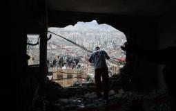 صورة من تفجير الاحتلال منزل الأسير أسامة الطويل