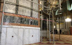 الاحتلال يُواصل منع الترميم والإعمار بالأقصى