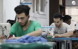 مصانع الخياطة في غزة