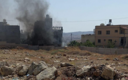 حرق منزل على خلفية مقتل المواطن