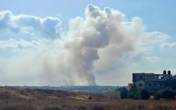 دخان مكتب نفايات جحر الديك يغطي أجواء غزة