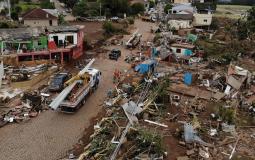 الإعصار المدمّر جنوب البرازيل