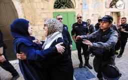 مرابطون يتصدون لعدوان الاحتلال والمستوطنين على المسجد الأقصى المبارك - أرشيف