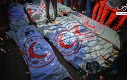 مجزرة رفح بحق طواقم الإسعاف والدفاع المدني شاهد إضافي على فاشية الاحتلال وفق حقوقيون