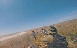 مشاهد من كمين "كسر السيف" شرق بلدة بيت حانون شمالي قطاع غزة