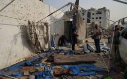 من مكان اغتيال الصحفي أنس الشريف والصحفي محمد قريقع