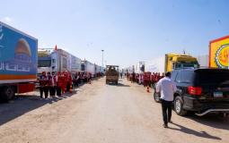 شاحنات المساعدات بغزة