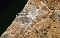 صور أقمار صناعية تكشف تطويق آليات الجيش "الإسرائيلي" لمدينة غزة