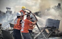 الدفاع المدني بغزة