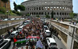 مظاهرات وإضرابات بمدن إيطالية للتنديد بالإبادة الجماعية في غزة