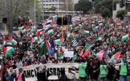 جانب من التظاهرات