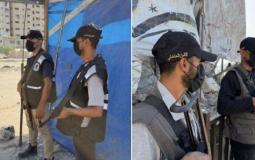 انتشار عناصر الأمن داخل قطاع غزة