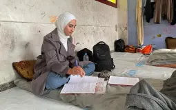 طالبة توجيهي بغزة