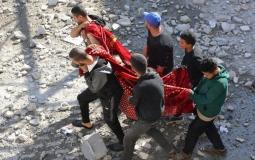 انتشال شهداء شرق غزة