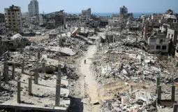 الدمار في مدينة غزة