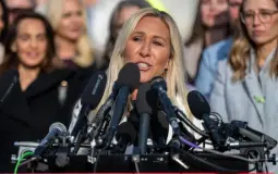 النائبة الجمهورية المنتهية ولايتها عن الحزب الجمهوري، مارجوري تايلور غرين