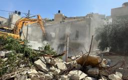 الاحتلال يهدم مبانٍ فلسطينية -أرشيف-