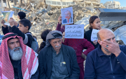 صولاة من اعتصام إتحاد موظفين الوكالة اعتراضًا على التقليصات والتسريح