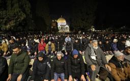 60 ألفًا يؤدون صلاة التراويح في المسجد الأقصى
