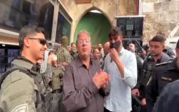 المتطرف إيتمار بن غفير اقتحم محيط المسجد الأقصى في رمضان
