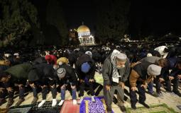 صلاة التراويح في المسجد الأقصى