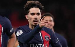 البرتغالي فيتينيا لاعب فريق باريس سان جيرمان