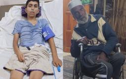 المسن محمد توفيق عايدية و الفتى محمد نبيل عبد السلام علي