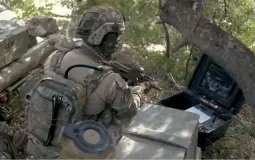 مقاتل من حزب الله خلال المواجهة الأخيرة مع الاحتلال- إعلام الحزب