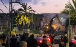 من موقع الهدم