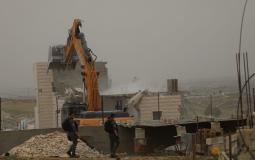 تقرير: 102 عملية هدم في الضفة والقدس خلال 3 أشهر وتصاعد "الهدم الذاتي"
