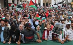 مظاهرات في المغرب نصرة للأسرى والأقصى وتنديد بقانون الإعدام