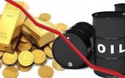 تراجع أسعار النفط والذهب
