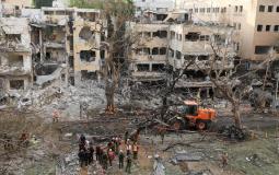 آثار الصواريخ الإيرانية داخل الأراضي المحتلة