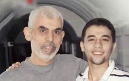 الشهيد محمد سلامة رفقة القائد السنوار