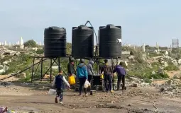 أزمة المياه في دير البلح