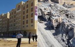 مدينة حمد السكنية في خان يونس جنوب قطاع غزة والتي دمرها الاحتلال خلال حرب الإبادة الجماعية المستمرة