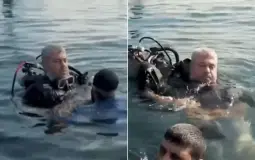 تدريبات القائد أبو صهيب الحداد في سلاح البحرية