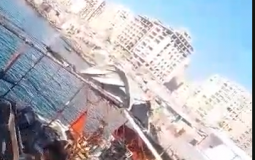 صورة من مكان القصف