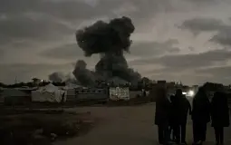 خرق وقف إطلاق النار بغزة -أرشيف-