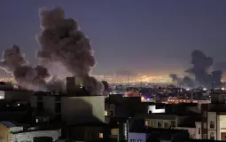 القصف على إيران